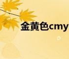 金黄色cmyk色值（黄色cmyk色值）