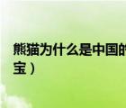 熊猫为什么是中国的国宝的短视频（熊猫为什么是中国的国宝）