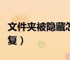 文件夹被隐藏怎么恢复（文件夹隐藏了如何恢复）
