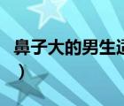 鼻子大的男生适合戴什么眼镜（鼻子大的男生）