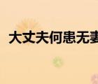 大丈夫何患无妻 神回复（大丈夫何患无妻）