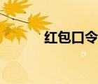 红包口令领取红包（红包口令）