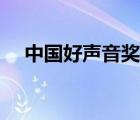 中国好声音奖牌（中国好声音中奖信息）