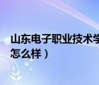 山东电子职业技术学院在哪个城市（山东电子职业技术学院怎么样）