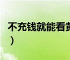 不充钱就能看黄的神器（不用充钱的看黄神器）
