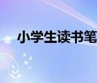 小学生读书笔记（读书笔记是什么意思）