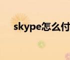 skype怎么付费（如何购买skype点数）