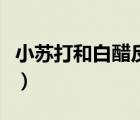 小苏打和白醋反应原理（白醋加小苏打的原理）