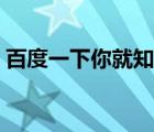 百度一下你就知道小说（百度一下你就知道）