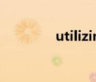 utilizing中文（utilizing）