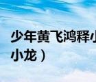 少年黄飞鸿释小龙版在线观看（少年黄飞鸿释小龙）