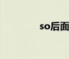 so后面加逗号吗（sohou）