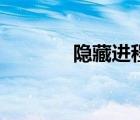 隐藏进程的方法（隐藏进程）