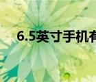6.5英寸手机有多大（5英寸手机有多大）