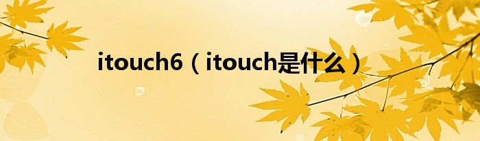 itouch6（itouch是什么）