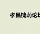 孝昌槐荫论坛邹建忠（孝昌槐荫论坛）
