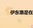 伊东惠是在哪一集出现的（伊东惠）