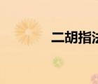 二胡指法表图（二胡指法表）