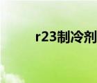 r23制冷剂工作压力（r23制冷剂）