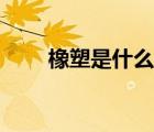 橡塑是什么意思（什么是橡塑制品）