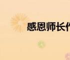 感恩师长作文（感恩教师的作文）