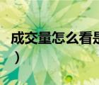 成交量怎么看是买入还是卖出（成交量怎么看）