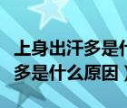 上身出汗多是什么原因及治疗方法（上身出汗多是什么原因）