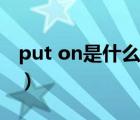 put on是什么意思翻译（put on是什么意思）
