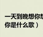 一天到晚想你想你想你是什么歌（想你想你想你是什么歌）