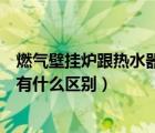 燃气壁挂炉跟热水器有什么区别（燃气壁挂炉和燃气热水器有什么区别）