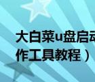 大白菜u盘启动工具（大白菜超级u盘启动制作工具教程）