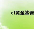 cf黄金鲨臂怎么获得（cf黄金套装）