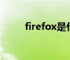 firefox是什么软件（firefox 2 0）