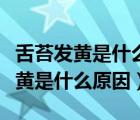 舌苔发黄是什么原因引起的怎么解决（舌苔发黄是什么原因）