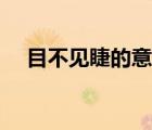 目不见睫的意思（目不见睫文言文翻译）