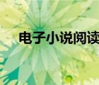 电子小说阅读器app（电子小说阅读器）