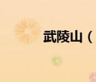 武陵山（说一说武陵山的简介）