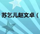 苏乞儿赵文卓（说一说苏乞儿赵文卓的简介）