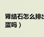 肾结石怎么排出来最快方法（肾结石可以吃鸡蛋吗）