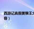 西游记真假美猴王大概内容（求 西游记 真假美猴王 主要内容）