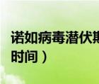 诺如病毒潜伏期多久（诺如病毒潜伏期是多长时间）