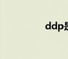 ddp是什么意思（ddp）