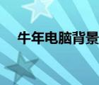 牛年电脑背景图片（牛年电脑桌面壁纸）