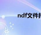 ndf文件打开器（ndf官方网站）