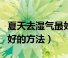 夏天去湿气最好的方法是什么（夏天祛湿气最好的方法）