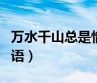 万水千山总是情国语下载（万水千山总是情国语）