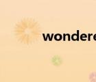 wondered翻译（wondered）