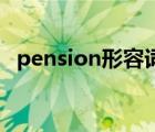 pension形容词（penny的形容词是什么）