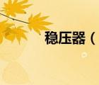 稳压器（说一说稳压器的简介）