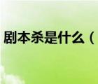 剧本杀是什么（说一说剧本杀是什么的简介）